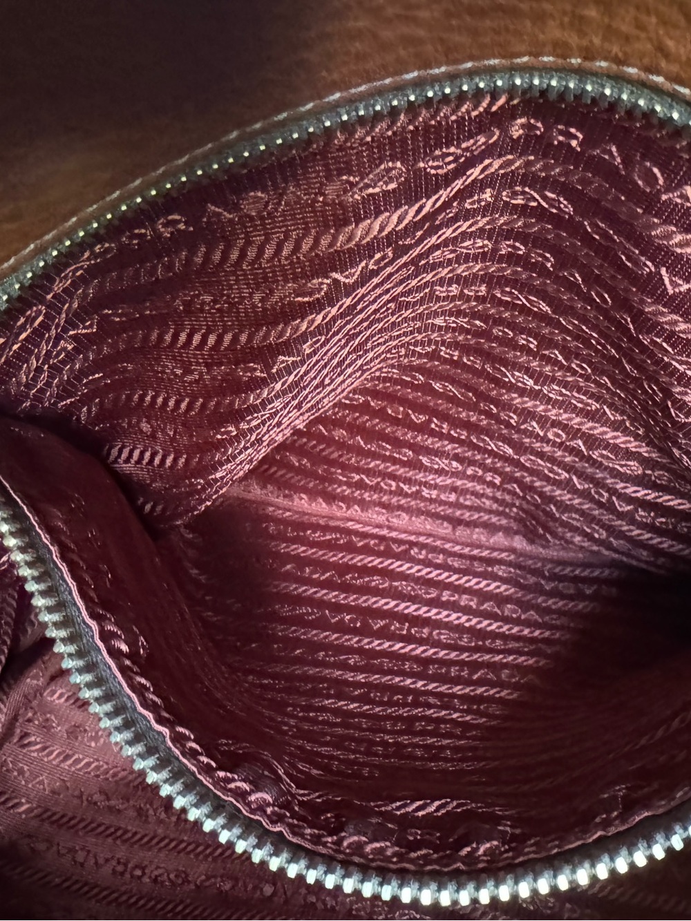 Prada Vitello Daino Leather Satchel Shoulder Bag - Picture 15 of 15
